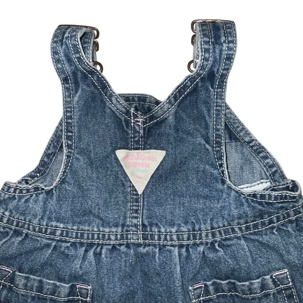 Oshkosh B’gosh vtg Vestbak Baby Overall Dress 6 months girl